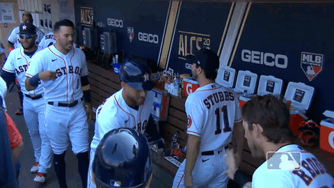 Major League Baseball Player Chicken Dance GIF