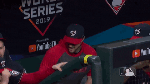 Major League Celebratory Max Scherzer GIF
