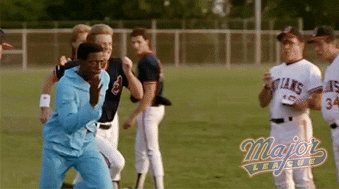 Major League Marbles Running In Blue Suit GIF