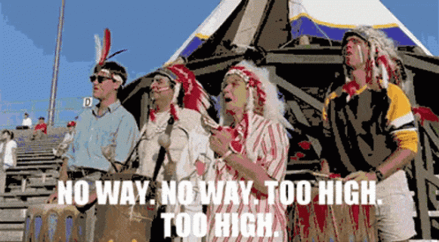 Major League No Way Too High GIF