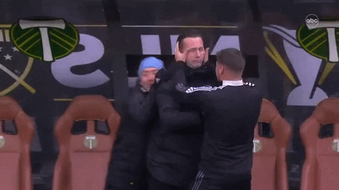 Major League Soccer Coach Happy Tears GIF