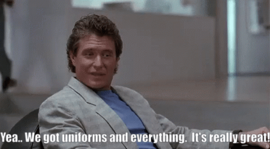 Major League We Got Uniforms And Everything GIF