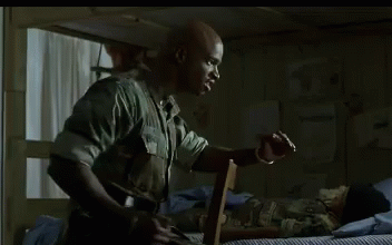 Major Payne Intense Driving Practice GIF