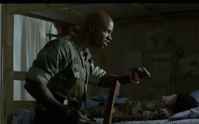 Major Payne Intense Driving Practice GIF