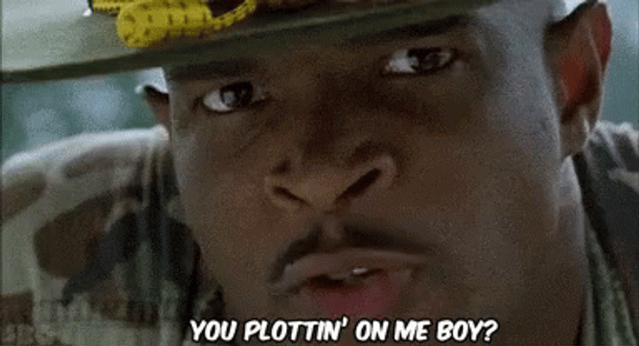 Major Payne Penetrating Eyes Suspicious GIF