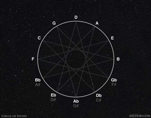 Major Scales Circle Of Life  GIF