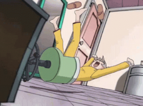 Maka Albarn Fall Out GIF