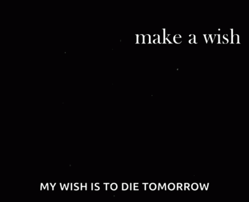 Make A Wish I Want To Die Artwork GIF
