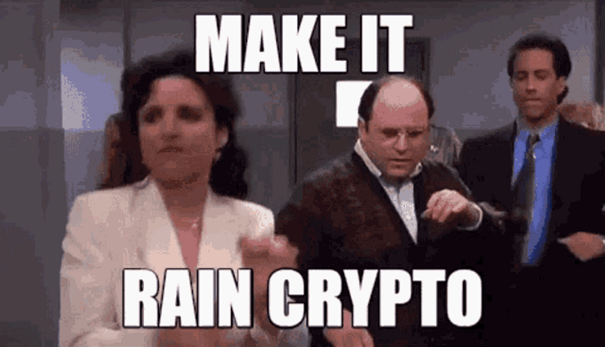 Make It Rain Crypto GIF