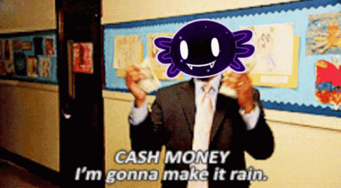 Make It Rain Money Cash GIF