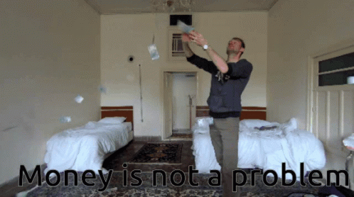 Make It Rain Money In The Room GIF