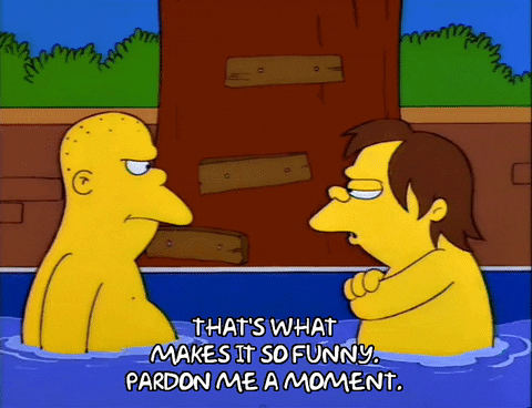 Make It So The Simpsons Swimming GIF