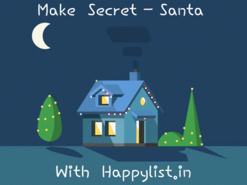 Make Secret Santa With Happy List GIF