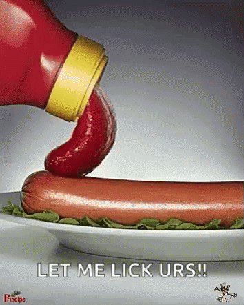 Makes Me Want A Hot Dog Let Me Lick It GIF