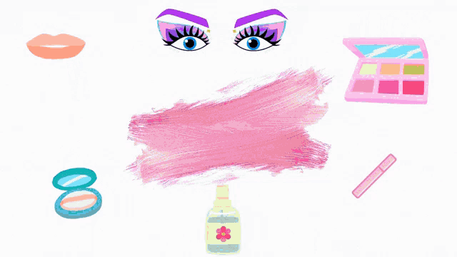 Makeup Cosmetics Colorful Art GIF