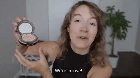 Makeup Powder We're In Love GIF