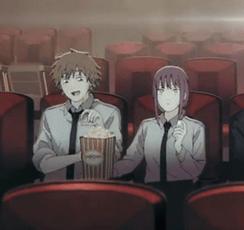 Makima Denji Cinema GIF