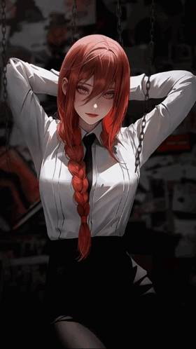 Makima Sexy Pose GIF