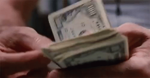 Making Money Counting Hundred Dollar Bills GIF