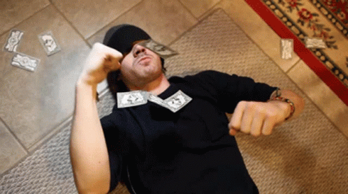 Making Money Guy On The Floor GIF