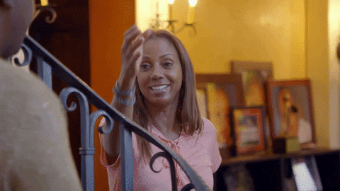 Making Pinky Promise In Stairs GIF