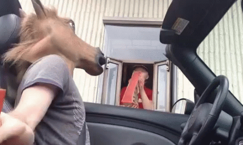Making Whataburger Drive Thru Order GIF