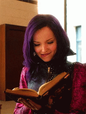 Mal Descendants Book GIF