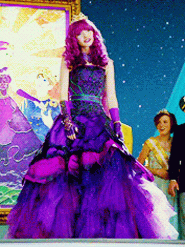 Mal Descendants Curtsy GIF