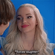 Mal Descendants Fake Laughter GIF
