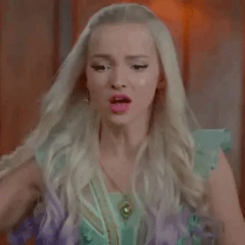 Mal Descendants Green Eyes GIF