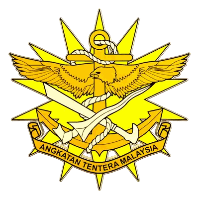 Malaysian Army Logo Eagle and Anchor