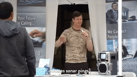 Male Coast Guard Funny Actions GIF