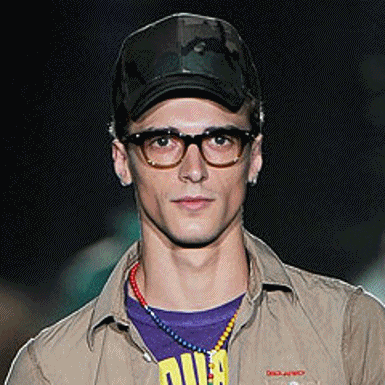 Male Modelo On Different Outfits GIF