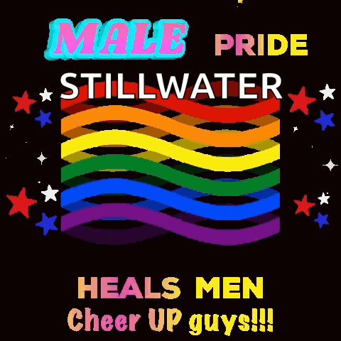Male Pride Stillwater Heals Men Cheer Up Guys Poster