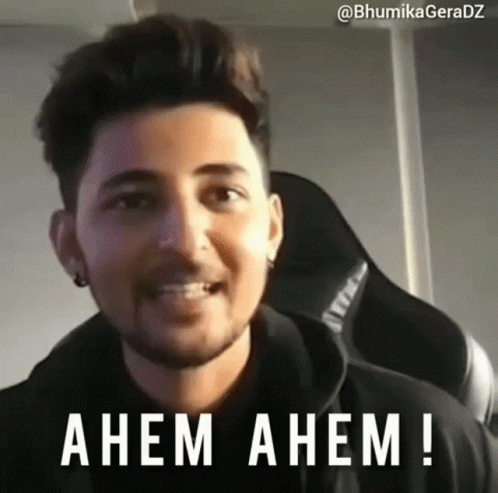 Male Streamer Double Ahem GIF