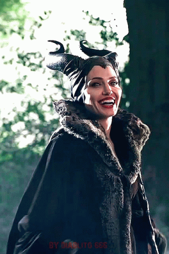 Scary Maleficent Evil Laugh GIF