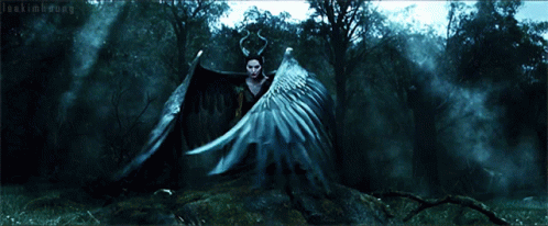 Maleficent Magnificent Massive Wings GIF