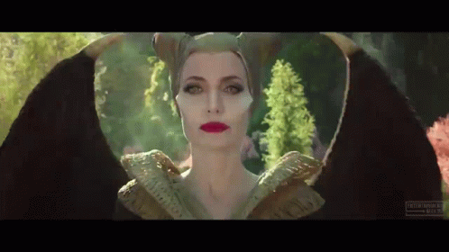 Happy Maleficent Meeting Aurora GIF