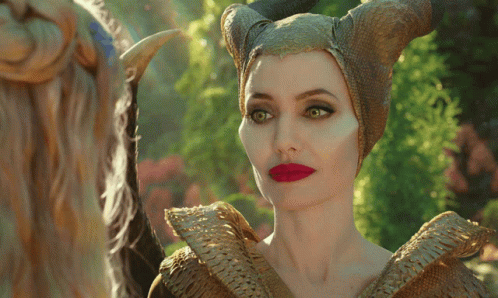 Maleficent Passive Reaction Eye Roll GIF