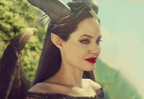 Maleficent Slow Motion Blinking GIF