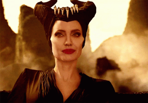 Maleficent Winks Then Flying Out GIF