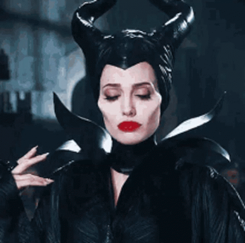 Maleficent Angelina Jolie Mocking Smile GIF