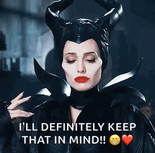 Maleficent Angelina Jolie Evil Smile GIF