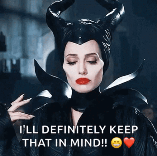 Maleficent Angelina Jolie Evil Smile  GIF