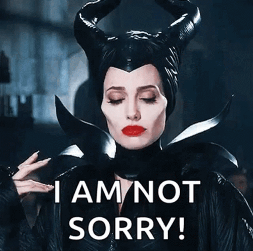 Maleficent Big Grin I Am Not Sorry GIF