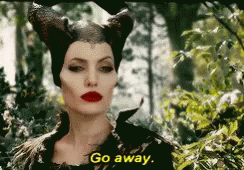 Maleficent Go Away GIF