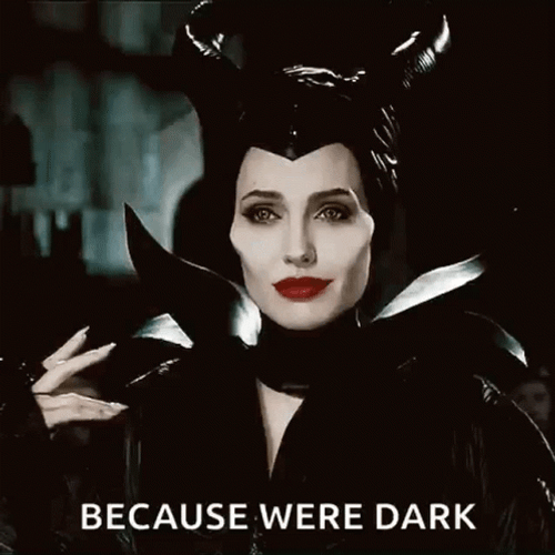 Maleficent Sinister Smile Were Dark GIF