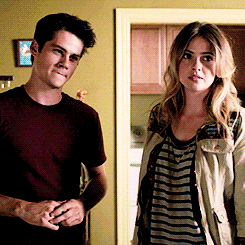 Malia Hale Facing Stiles Stilinski GIF