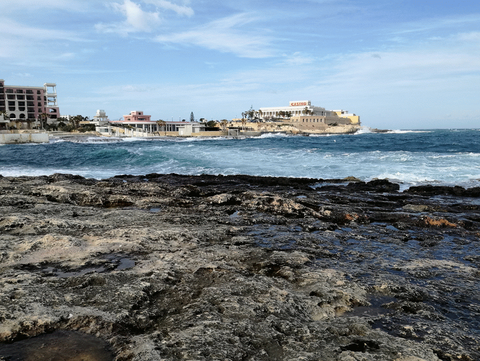 Malta Beach Scenery GIF