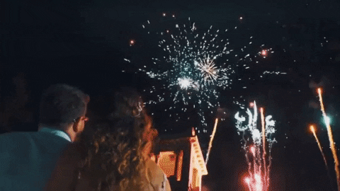 Malta New Year Fireworks GIF